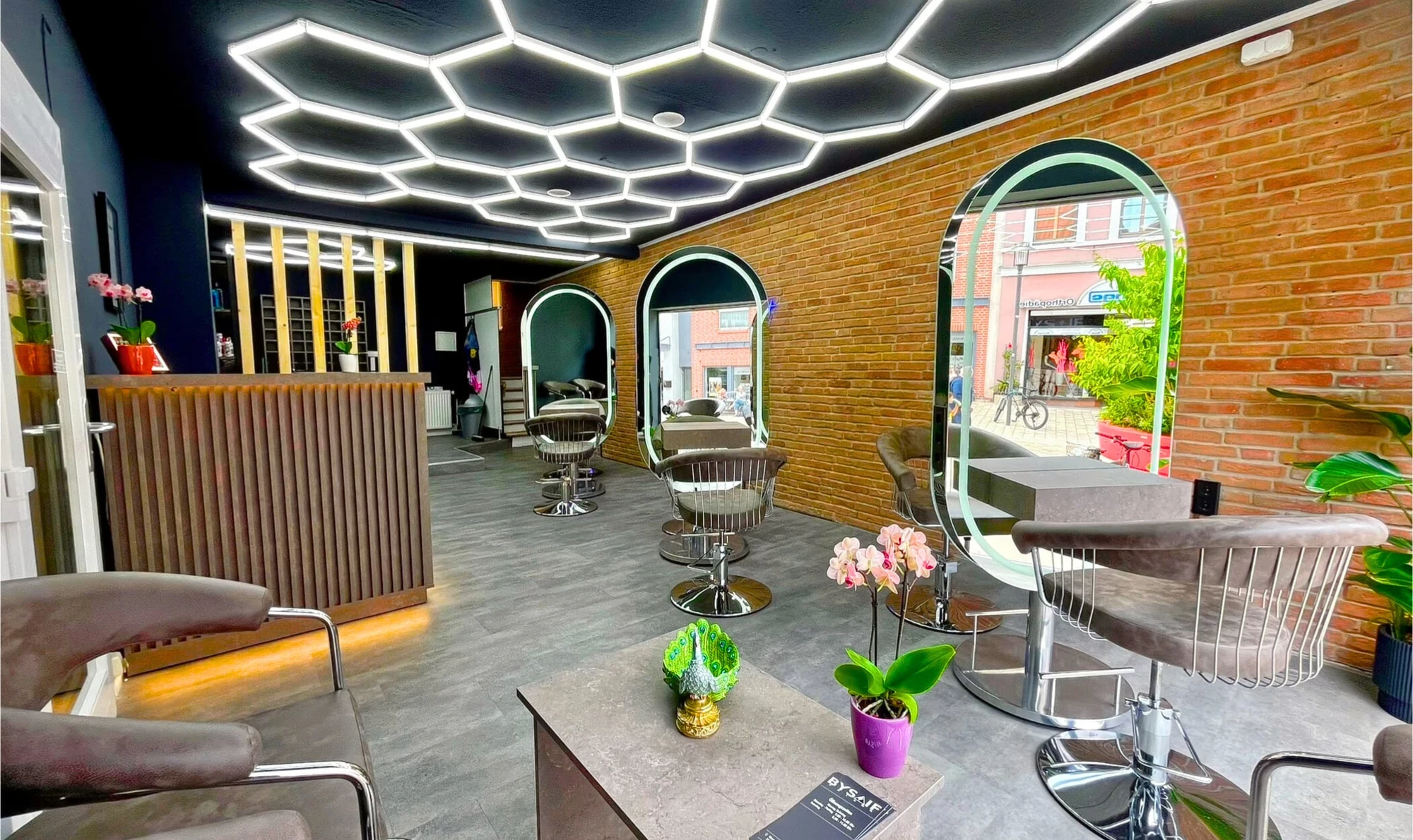 By Saif Frisör Stadthagen Ambiente schön eingerichtet